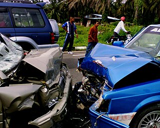 Traffic collision occurs when a vehicle collides with another vehicle, pedestrian, animal, road debris, or other stationary obstruction, such as a tree, pole or building or drives off the road
