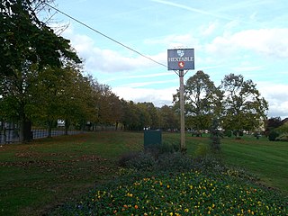 <span class="mw-page-title-main">Hextable</span> Human settlement in England