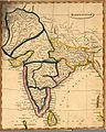 map of "Hindoostan" by Arrowsmith and Lewis (1812)