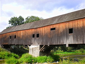 Historische Holzbrücke Wünschendorf