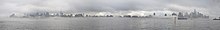 The Hudson River and Manhattan skyline, as seen from Hoboken waterfront Hudson River Panorama of Manhattan.jpg