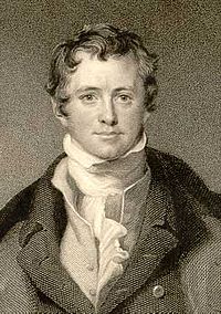 Humphry Davy, the discover of several alkali and alkaline earth metals, as well as contributions to the discoveries of the elemental nature of chlorine and iodine. Humphry davy.jpg