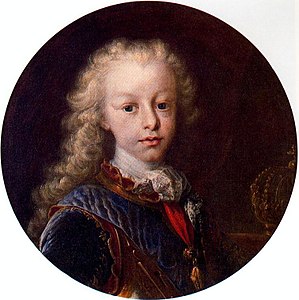 El infante Fernando (futuro Fernando VI de España). Miguel Jacinto Meléndez. 1727.
