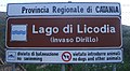 Lago di Licodia invaso Dirillo.