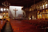 Interior de la Catedral de Temuco.