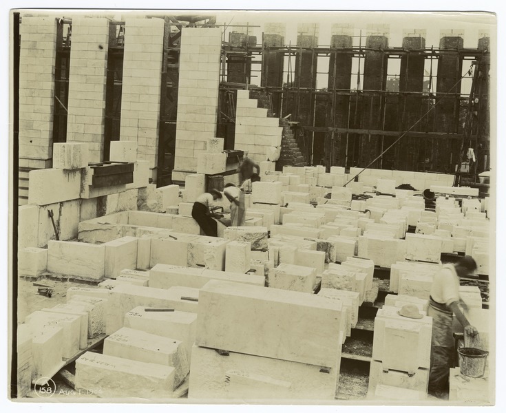 File:Interior work - marble blocks, and construction of west wall (NYPL b11524053-489582).tiff