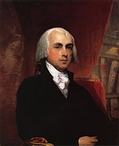 Portrait of 4th U.S. president, James Madison, by John Vanderlyn James Madison by Gilbert Stuart 1804.jpeg