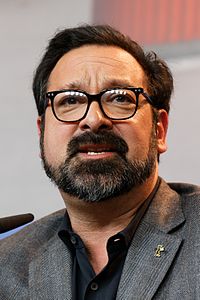 James Mangold vid en presskonferens i Berlin år 2017.