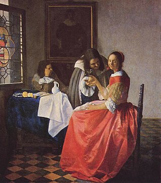 La Jeune Fille au verre de vin, vers 1659-1660, Brunswick, musée Herzog Anton Ulrich.