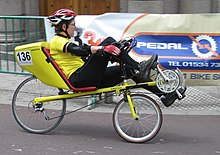 A simpler tail or rear fairing, no front fairing Jersey Town Criterium 2010 recumbent 031.jpg