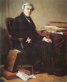 Portrait of Jules Michelet by Thomas Couture