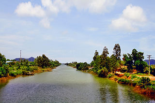 Giang Thành District District in Mekong Delta, Vietnam