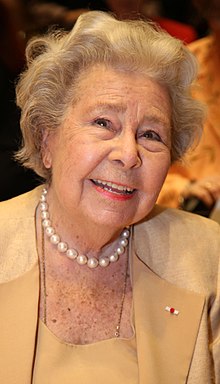 KS Christa Ludwig, geboren am 16. März 1928 in Berlin, deutsche Opern- und Konzertsängerin (Mezzosopran) wurde zur Ehrenpräsidentin der Hilde Zadek Stiftung ernannt. (17122239712) (cropped).jpg
