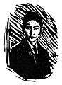 "Franz Kafka", di Hans Fronius