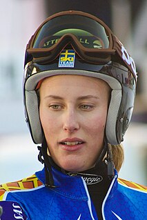 Kajsa Kling Swedish alpine skier