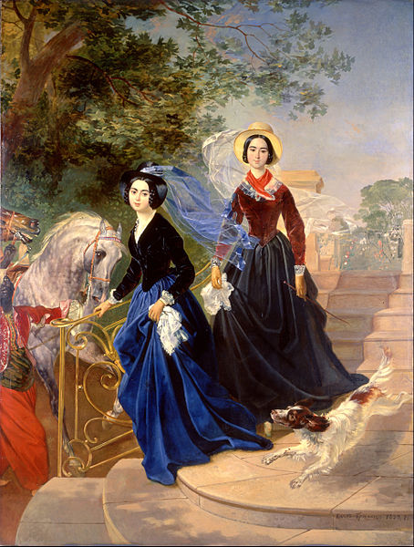 File:Karl Brullov - Portrait of the Shishmareva Sisters - Google Art Project.jpg