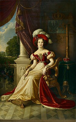 Karl Wilhelm Wach (toegeschreven) - Prinses Marianne van Nederland, 1832 (Amsterdamin museo) .jpg