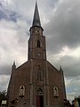 L'église de Burst vue de face