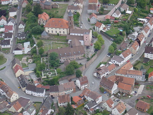 Kloster Hornbach Luftbild