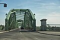 Bridge in Komárno, Slovakia. Front view from the slovak side.