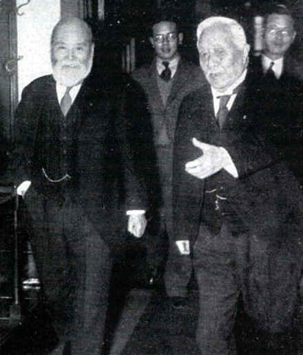 Saitō Makoto visits his close friend, Finance Minister Takahashi Korekiyo at his official residence on 20 February 1936. Less than a week after this p