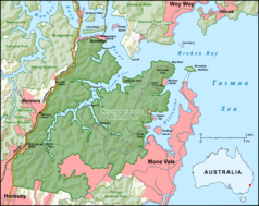 Ku-ring-gai Chase National Park map.png