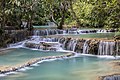 Kuang Si Falls and its emerald water pools in Luang Prabang province Laos.jpg
