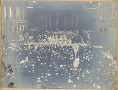 L'université de Paris et la Sorbonne. Représentation d'Oedipe roi dans la cour d'honneur de la Sorbonne, 1915. RBA 4= 430. Pièce 103.jpg