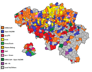 2018 Belgian local elections elections of the Belgian provincial, municipal and district councils