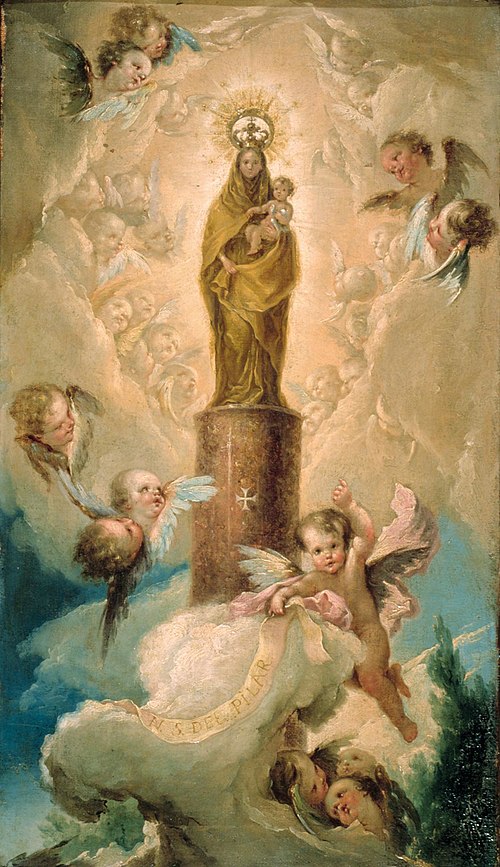 Our Lady of the Pillar by Ramón Bayeu, 1780