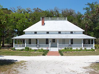 Capt. Francis A. Hendry House historic site in LaBelle, Florida, USA