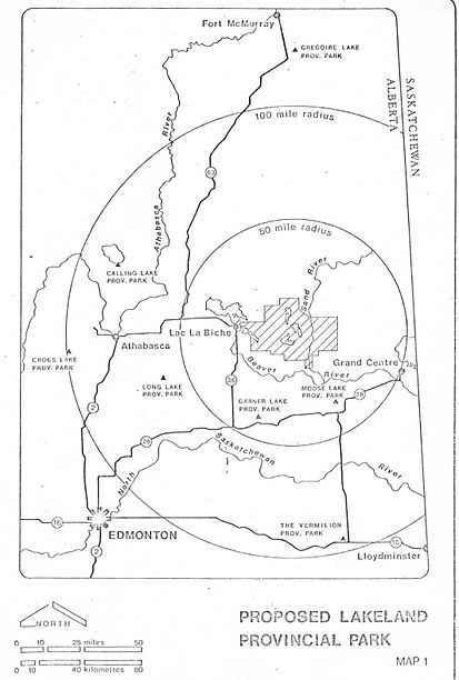 Nearby population centres - map from Government of Alberta planning documents Lakeland proximity map.jpg