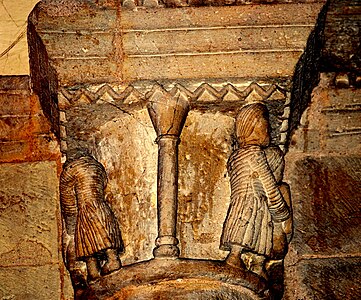 Arcata della chiesa di Landiras transetto ovest Ch S b.jpg