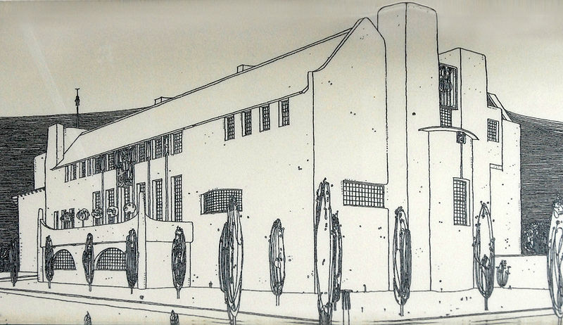 File:Le dessin de Mackintosh de la "House for an art lover" (vue sud-est) (3811535708).jpg