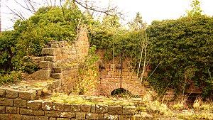 Une partie des ruines du Château de Dagsbourg