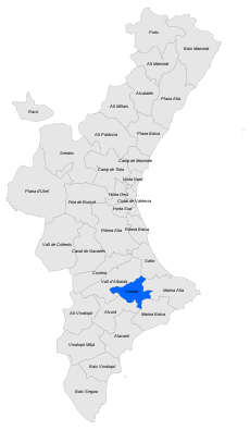 Localització del Comtat respecte del País Valencià.svg