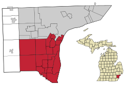 Gemeinden in Wayne County, die Teil der Downriver-Gemeinde sind