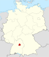 Lage des Rems-Murr-Kreises in Deutschland