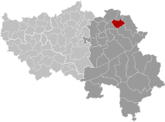 Lontzen Liège Belgique Map.svg