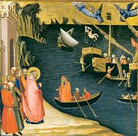 Saint-Nicolas Miraculously Filling the Holds of the Ships with Grain, ca. 1332