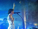 Bilder vom Zelt Musik Festival 2022 in Freiburg im BreisgauDer Auftritt von Lotte im Spiegelzelt