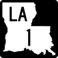 Louisiana state route marker