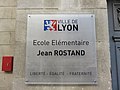 Lyon 6e - Plaque école Jean Rostand (fév 2019).jpg