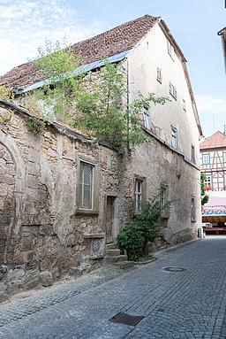 Finstere Gasse in Münnerstadt