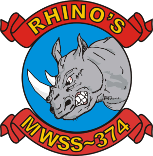 Marine Wing Support Squadron 374 Aviation ground support unit of US Marine Corps