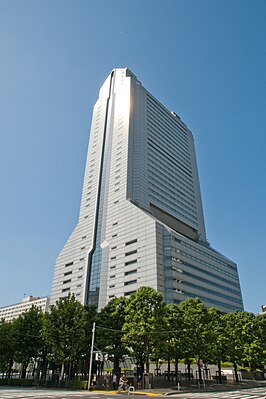 Небоскрёб NEC Supertower штаб-квартира компании в Минато, Токио.