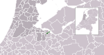 Carte de localisation de Blaricum