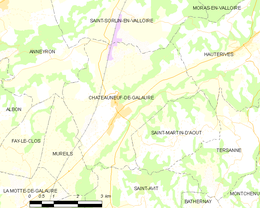 Châteauneuf-de-Galaure - Localizazion