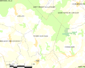 Thoiré-sur-Dinan所在地圖 ê uī-tì