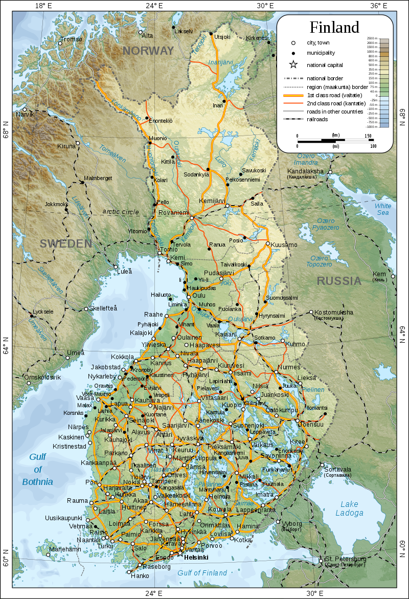 U Finskoj je počeo jedan od najluđih socijalnih eksperimenata u povijesti 800px-Map_of_Finland-en.svg